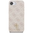 GUESS iPhone 16e MagSafe GUHMPSE4P4SM4MP (PU 4G Small 4G Classic) tok, rózsaszín