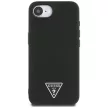GUESS iPhone 16e MagSafe GUHMPSE4PGTSPSK (Grained PU Triangle Logo) tok, fekete