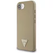 GUESS iPhone 16e MagSafe GUHMPSE4PGTSPSW (Grained PU Triangle Logo) tok, barna
