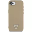 GUESS iPhone 16e MagSafe GUHMPSE4PGTSPSW (Grained PU Triangle Logo) tok, barna