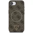 GUESS iPhone 16e MagSafe GUHMPSE4P4TDPW (PU 4G RingTriangle Logo) tok, barna