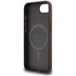 GUESS iPhone 16e MagSafe GUHMPSE4P4TDPW (PU 4G RingTriangle Logo) tok, barna