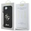 GUESS iPhone 16e GUHCPSE4HG4SGK (Fixed Glitter Big 4G) tok, fekete