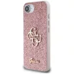 GUESS iPhone 16e GUHCPSE4HG4SGP (Fixed Glitter Big 4G) tok, rózsaszín