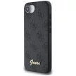 Guess HC MagSafe 4G PU Script Logo Case iPhone 16e tok, fekete
