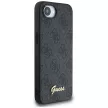 Guess HC MagSafe 4G PU Script Logo Case iPhone 16e tok, fekete