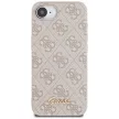 Guess HC MagSafe 4G PU Script Logo Case iPhone 16e tok, rózsaszín