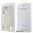Guess HC MagSafe 4G PU Script Logo Case iPhone 16e tok, rózsaszín