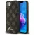 Guess Peony Script Logo MagSafe iPhone 16e tok, fekete