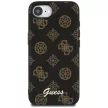 Guess Peony Script Logo MagSafe iPhone 16e tok, fekete