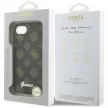 Guess Peony Script Logo MagSafe iPhone 16e tok, fekete