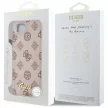 Guess Peony Script Logo MagSafe iPhone 16e tok, barna