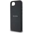 GUESS iPhone 16e MagSafe GUHMPSE4PGHSMMK (PU Grained tok, Gold Ring) tok, fekete
