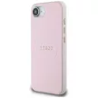GUESS iPhone 16e MagSafe GUHMPSE4PGHSMMP (PU Grained tok, Gold Ring) tok, rózsaszín