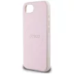 GUESS iPhone 16e MagSafe GUHMPSE4PGHSMMP (PU Grained tok, Gold Ring) tok, rózsaszín
