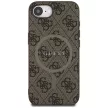 GUESS iPhone 16e MagSafe GUHMPSE4G4GFRW (PU 4G Ring Classic Logo) tok, barna