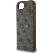 GUESS iPhone 16e MagSafe GUHMPSE4G4GFRW (PU 4G Ring Classic Logo) tok, barna