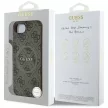 GUESS iPhone 16e MagSafe GUHMPSE4G4GFRW (PU 4G Ring Classic Logo) tok, barna