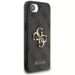 GUESS iPhone 16e GUHCPSE44GMGGR (4G PU Big Logo) tok, fekete
