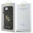 GUESS iPhone 16e GUHCPSE44GMGGR (4G PU Big Logo) tok, fekete