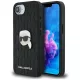 Karl Lagerfeld Monogram Karl Head Pin iPhone 16e tok, fekete