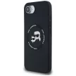 KARL LAGERFELD iPhone 16e MagSafe KLHMPSE4SKCHTCK (Silicone Double Heads) tok, fekete