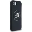 KARL LAGERFELD iPhone 16e MagSafe KLHMPSE4SKCHTCK (Silicone Double Heads) tok, fekete
