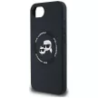 KARL LAGERFELD iPhone 16e MagSafe KLHMPSE4SKCHTCK (Silicone Double Heads) tok, fekete