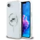 Karl Lagerfeld IML Metal Karl & Choupette Heads MagSafe iPhone 16e tok, fehér