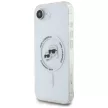 Karl Lagerfeld IML Metal Karl & Choupette Heads MagSafe iPhone 16e tok, fehér