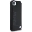 BMW Leather Hot Stamp iPhone 16e tok, fekete