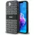 DKNY Repeat Texture Pattern    Tonal Stripe iPhone 16e tok, fekete