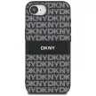 DKNY Repeat Texture Pattern    Tonal Stripe iPhone 16e tok, fekete
