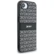 DKNY Repeat Texture Pattern    Tonal Stripe iPhone 16e tok, fekete