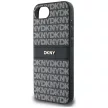 DKNY Repeat Texture Pattern    Tonal Stripe iPhone 16e tok, fekete