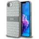 DKNY Repeat Texture Pattern    Tonal Stripe iPhone 16e tok, bézs