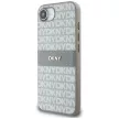 DKNY Repeat Texture Pattern    Tonal Stripe iPhone 16e tok, bézs