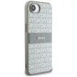 DKNY Repeat Texture Pattern    Tonal Stripe iPhone 16e tok, bézs