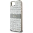 DKNY Repeat Texture Pattern    Tonal Stripe iPhone 16e tok, bézs