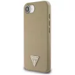 GUESS iPhone 16e MagSafe GUHMPSE4P4PGRSGW (PU 4G Circle W/ Classic Logo) tok, barna