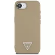 GUESS iPhone 16e MagSafe GUHMPSE4P4PGRSGW (PU 4G Circle W/ Classic Logo) tok, barna
