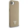 GUESS iPhone 16e MagSafe GUHMPSE4P4PGRSGW (PU 4G Circle W/ Classic Logo) tok, barna