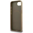 GUESS iPhone 16e MagSafe GUHMPSE4P4PGRSGW (PU 4G Circle W/ Classic Logo) tok, barna