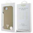 GUESS iPhone 16e MagSafe GUHMPSE4P4PGRSGW (PU 4G Circle W/ Classic Logo) tok, barna