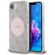 GUESS iPhone 16e MagSafe GUHMPSE4P4PGRSGP (PU 4G Circle W/ Classic Logo) tok, rózsaszín