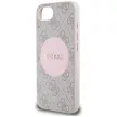 GUESS iPhone 16e MagSafe GUHMPSE4P4PGRSGP (PU 4G Circle W/ Classic Logo) tok, rózsaszín