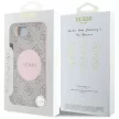 GUESS iPhone 16e MagSafe GUHMPSE4P4PGRSGP (PU 4G Circle W/ Classic Logo) tok, rózsaszín