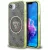 Guess IML Metal Glitter 4G Circle Triangle MagSafe iPhone 16e tok, barna