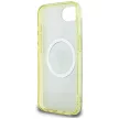 Guess IML Metal Glitter 4G Circle Triangle MagSafe iPhone 16e tok, barna