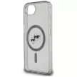 Karl Lagerfeld IML Metal Karl & Choupette Heads MagSafe iPhone 16e tok, fekete